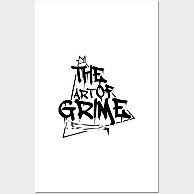 The Art Of Grime White Wall Art by ArtOfGrime